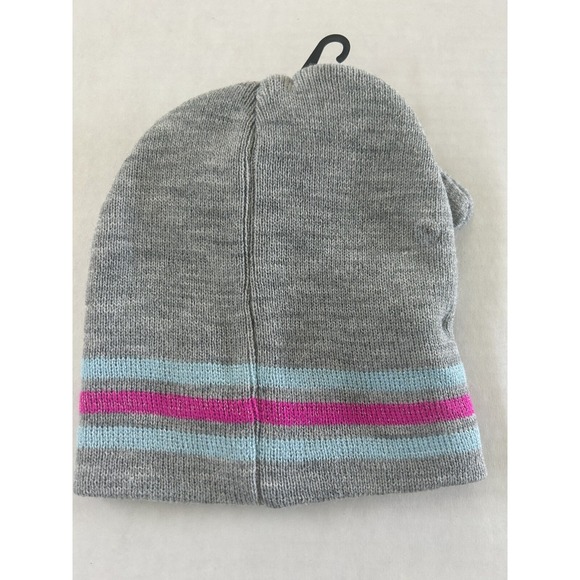 Gabbys Dollhouse Knit Hat Beanie‎ & Mitten Set Kids DreamWorks Sparkly Pink BxX - Picture 4 of 4